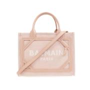 Tas B-Leger Klein type-shopper Balmain , Pink , Dames