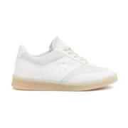 Witte Vetersneakers met Merkhiel MM6 Maison Margiela , White , Dames