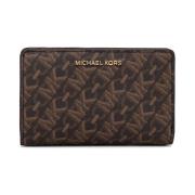 Bruine Portemonnee met Kaartsleuven Michael Kors , Brown , Dames