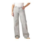 Rechte Pijp Grijze Jeans voor Dames Closed , Gray , Dames