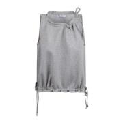 Fleece Tanktop met Koord The Attico , Gray , Dames