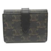 Pre-owned Canvas wallets Celine Vintage , Black , Dames