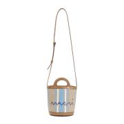 Opal Lily White Tropicalia Mini Bucket Marni , Multicolor , Dames