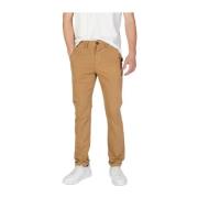 Slim Fit Katoenen Jeans Superdry , Beige , Heren