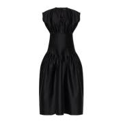 Geplooide jurk Fabiana Filippi , Black , Dames