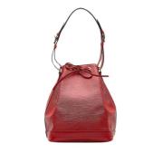 Pre-owned Leather louis-vuitton-bags Louis Vuitton Vintage , Red , Dam...