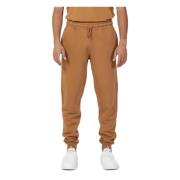 Bruine Katoenen Broek met Veters Fila , Brown , Heren