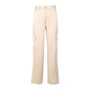 High-Waist Cargo Broek Michael Kors , Beige , Dames