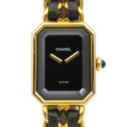 Pre-owned Metal watches Chanel Vintage , Black , Dames