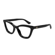 Cat-eye acetaat zonnebril met metalen ziel Gucci , Black , Unisex