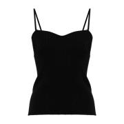 Zwarte Gebreide Trui Emporio Armani , Black , Dames