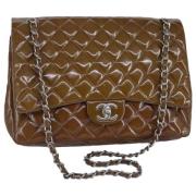 Pre-owned Canvas chanel-bags Chanel Vintage , Brown , Dames