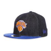 NBA New York Knicks Denim Pet New Era , Black , Unisex