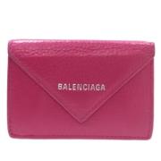 Pre-owned Fabric wallets Balenciaga Vintage , Pink , Dames