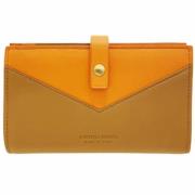 Pre-owned Leather wallets Bottega Veneta Vintage , Orange , Dames