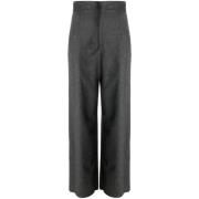 Grijze Casual Broek voor Mannen Emporio Armani , Gray , Dames