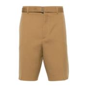 Bruine Casual Shorts voor Mannen Lanvin , Brown , Heren