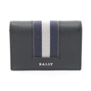 Pre-owned Leather wallets Bally Pre-owned , Black , Heren