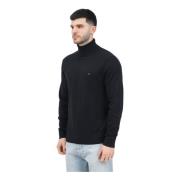 Zwarte coltrui Tommy Hilfiger , Black , Heren