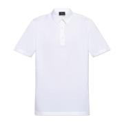 Polo met logo Brioni , White , Heren