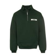 Gros Grain Half-Zip Sweatshirt Jacquemus , Green , Heren