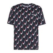 Zwaluw Print T-Shirt Balmain , Multicolor , Heren