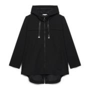 Parka met capuchon Fiorella Rubino , Black , Dames