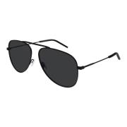 Zwart/Grijs Zonnebril SL 800 Saint Laurent , Black , Unisex