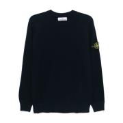 Blauwe Sweaters voor Mannen Stone Island , Blue , Heren