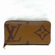 Pre-owned Leather wallets Louis Vuitton Vintage , Brown , Dames