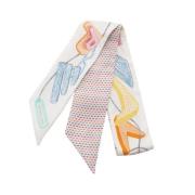 Pre-owned Silk scarves Hermès Vintage , Multicolor , Dames