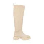 Beige Enkellaars van glad leer Copenhagen Studios , Beige , Dames