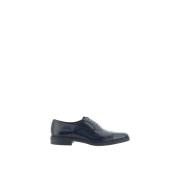 Schoenen met Elongated Toe en Blokhak Santoni , Black , Heren