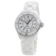 Pre-owned Glass watches Chanel Vintage , White , Heren