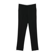 Zwarte broek met knoopsluiting Canali , Black , Heren