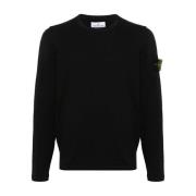 Zwarte Herentruien Stone Island , Black , Heren