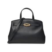 Zwarte Carry-All Tas met Pimlico Slot Mulberry , Black , Dames