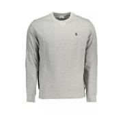 Grijs Katoenen Sweatshirt met Borduurwerk U.s. Polo Assn. , Gray , Her...