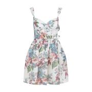 Bloemen Matchmaker Mini Jurk Zimmermann , Multicolor , Dames