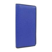 Pre-owned Leather wallets Louis Vuitton Vintage , Blue , Unisex