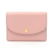 Pre-owned Leather wallets Louis Vuitton Vintage , Pink , Dames