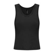 Top Cropped Entire Studios , Black , Dames