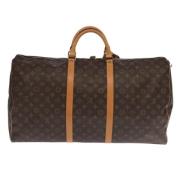 Pre-owned Canvas handbags Louis Vuitton Vintage , Brown , Dames