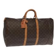 Pre-owned Canvas handbags Louis Vuitton Vintage , Brown , Dames