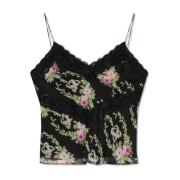 Top Brimsley Loveshackfancy , Black , Dames