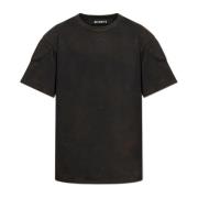 T-shirt met vintage effect Misbhv , Black , Heren