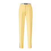 Gele High Rise Straight Leg Broek Jacquemus , Yellow , Dames