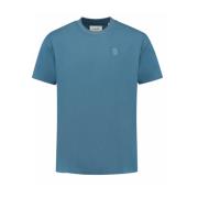 Ronde hals SS T-shirt Loose Fit Pure Path , Blue , Heren