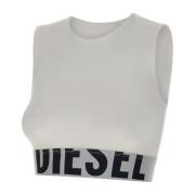 Witte Katoenen Ada Top Diesel , White , Dames