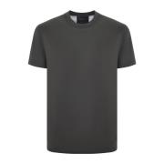 Logo T-shirt in lyocell en katoen Emporio Armani , Black , Heren